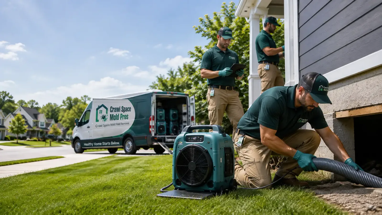 Crawl Space Mold Removal in Victoria, KS